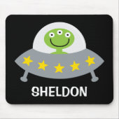 Personalisierte Alien für Kinder Mousepad (Vorne)