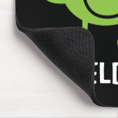 Personalisierte Alien für Kinder Mousepad (Ecke)