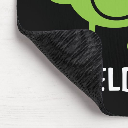 Personalisierte Alien für Kinder Mousepad (Ecke)