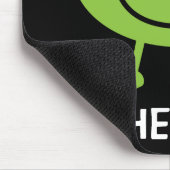 Personalisierte Alien für Kinder Mousepad (Ecke)