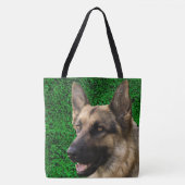 Personalisierte All-Over-Print Designs - Hunde-Fot Tasche (Vorderseite)