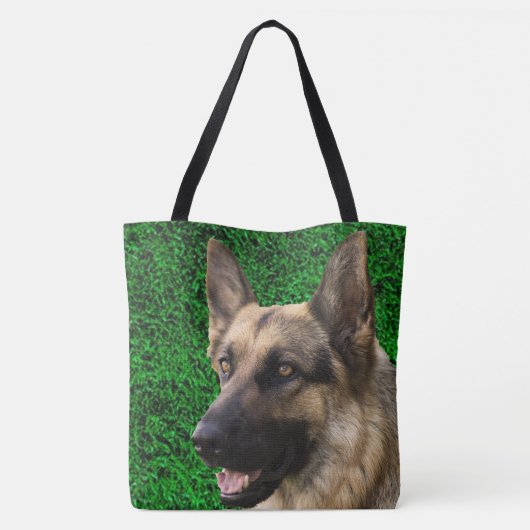 Personalisierte All-Over-Print Designs - Hunde-Fot Tasche (Rückseite)