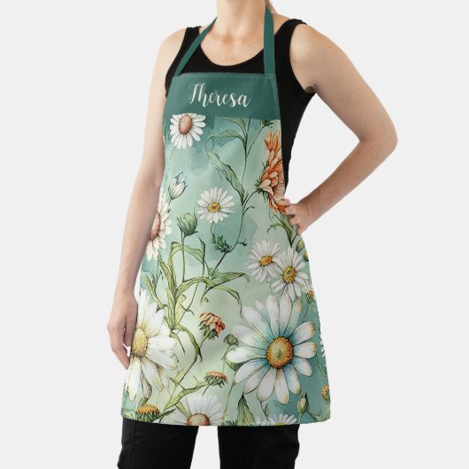 Personalisierte All-over-Print-Schürze, Daisy-Schü Schürze (InSitu)
