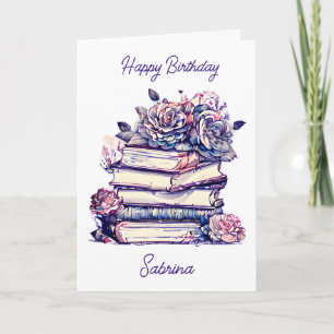 Personalisierte Alles Gute zum Geburtstag Vintage- Karte