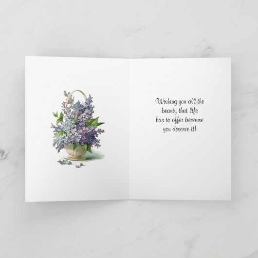 Personalisierte alles- Gute zum Geburtstagkarte Karte (Innenseite)