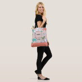 Personalisierte Allover gedruckte Dinosaurier-Tasc Tasche (Am Model)
