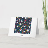 Personalisierte Alpaca-Faltkarte Karte (Rückseite)