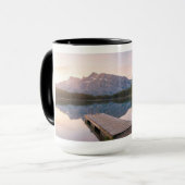 Personalisierte Alpen Bergsee Natur Landschaft Tasse (Vorderseite Links)