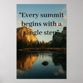 Personalisierte Alpinreflektionswand drucken Poster