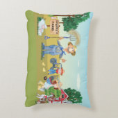 Personalisierte alte MacDonald's Farm Dekokissen (Rückseite(Vertikal))