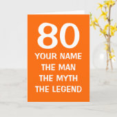 Personalisierte altersspezifische Geburtstagskarte Karte (Gelbe Blume)