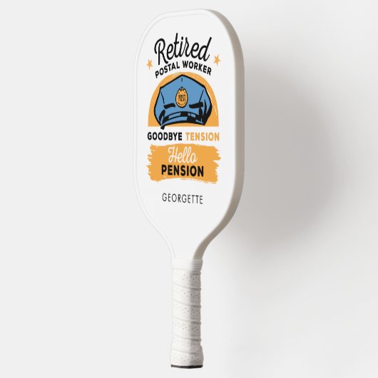Personalisierte Altersvorsorge für entlassene Post Pickleball Schläger (Links)