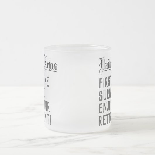 Personalisierte Altersvorsorge Mattglastasse (Mittel)