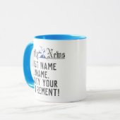 Personalisierte Altersvorsorge Tasse (Vorderseite Links)