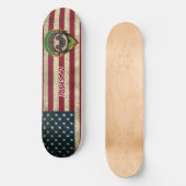Personalisierte American Niedlich Sloth Skateboard (Vorderseite)