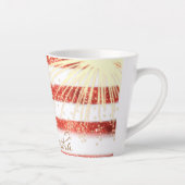 Personalisierte amerikanische Flagge 4. Juli Milchtasse (Rechts)