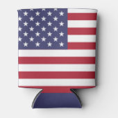 Personalisierte amerikanische Flagge kann kühler w Dosenkühler (Vorderseite)