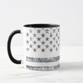 Personalisierte amerikanische Flagge mit Sattelsch Tasse (Links)