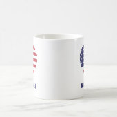 Personalisierte amerikanische Flagge oder Ihr Bild Kaffeetasse (Mittel)