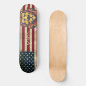 Personalisierte Amerikanische Goldene Lion Skateboard (Vorderseite)