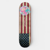Personalisierte amerikanische KLEINE MERMAID Skateboard (Vorderseite)