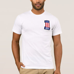 Personalisierte amerikanische Nummer Eins Jahr ode T-Shirt