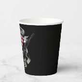 Personalisierte amerikanische Veteran Proud Vet US Pappbecher (Links)