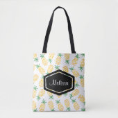 Personalisierte Ananas-Ananas-Tasche Tasche (Vorderseite)