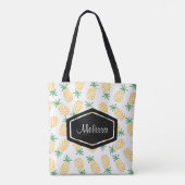 Personalisierte Ananas-Ananas-Tasche Tasche (Rückseite)