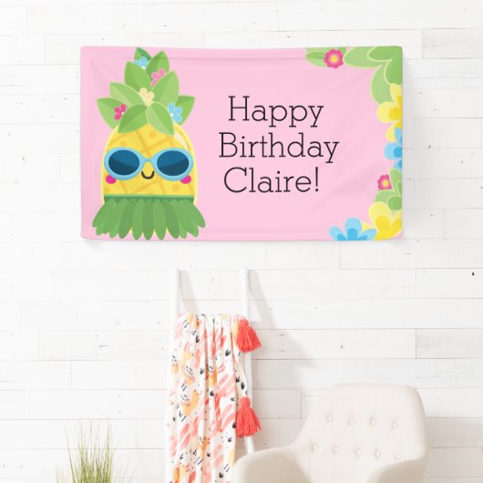 Personalisierte Ananas Banner (Insitu)