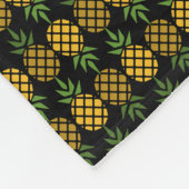 Personalisierte Ananas Fleecedecke (Ecke)