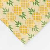 Personalisierte Ananas Fleecedecke (Ecke)