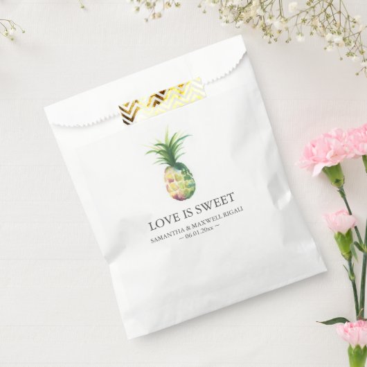 Personalisierte Ananas Geschenktütchen (Versiegelt)