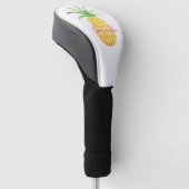 Personalisierte Ananas Golf Headcover (angewinkelt)