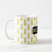 Personalisierte Ananas Kaffeetasse (Links)