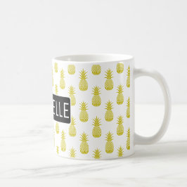 Personalisierte Ananas Kaffeetasse