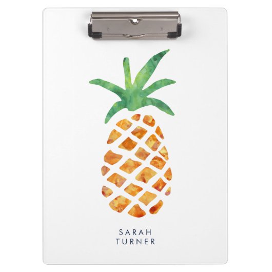 Personalisierte Ananas Klemmbrett (Vorderseite)