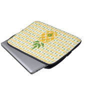 Personalisierte Ananas Laptopschutzhülle (Vorne Knopf)