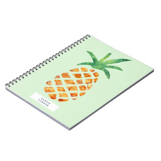 Personalisierte Ananas Notizblock (Linke Seite)