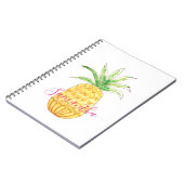 Personalisierte Ananas Notizblock (Linke Seite)