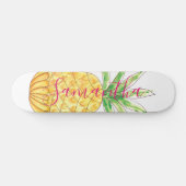 Personalisierte Ananas Skateboard (Horizontal)
