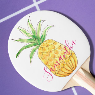 Personalisierte Ananas Tischtennis Schläger