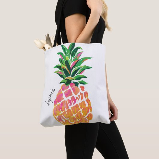 Personalisierte Ananas-Tote-Tasche Tasche (Von Nahem)