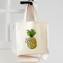 Personalisierte Ananas Tragetasche