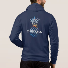 Personalisierte Ananas Tropischer Familienurlaub Hoodie