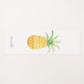 Personalisierte Ananas Yogamatte (Vorderseite (Horizontal))