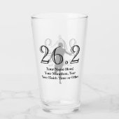 Personalisierte Andenken-Medaille M des Glas (Rückseite)