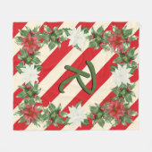 Personalisierte Anfangsblanket Fleecedecke (Vorderseite (Horizontal))