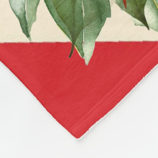 Personalisierte Anfangsblanket Fleecedecke (Ecke)