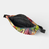 Personalisierte Anfangsbuchstabe Botanische Ästhet Bauchtasche (Offen)
